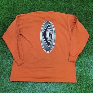 Vintage 90s Murina Shirt L/XL 23x28 Orange Streetwear USA